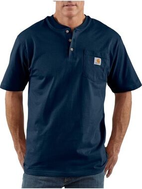 Carhartt Mens Workwear Pocket Henley Shirt , sz : 4XL